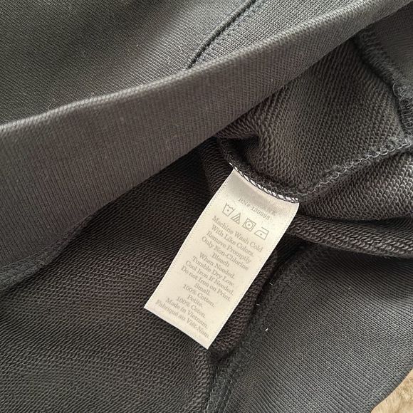 Everlane The 100% Human Typography Sweatshirt Black Size S - Picture 5 of 6